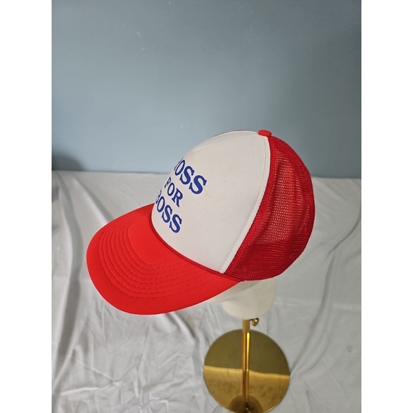 Otto Men Red Vintage Ross Perot for President Trucker Hat Cap Ross for Boss - Picture 4 of 11